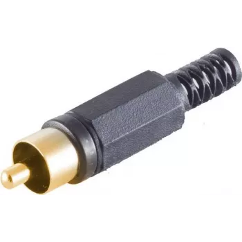 shiverpeaks BS51400-SG conector de cable RCA negro (BS51400-SG)