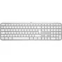 Logitech Master Series MX Keys S para Mac - Teclado - Formato completo - retroiluminado - inalámbrico - Bluetooth LE - AZERTY - Francés - Gris claro (920-011626)