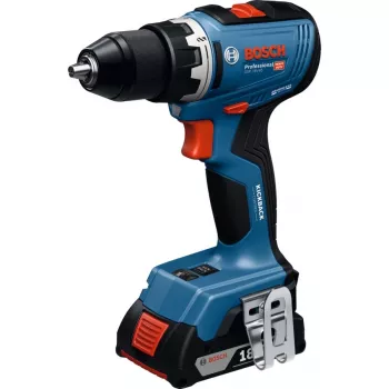Taladro atornillador a batería Bosch GSR 18V-65 con 2 baterías de 4.0 Ah