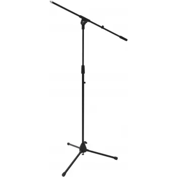 Pie de micrófono Omnitronic MS-2 con varilla, negro