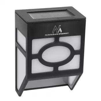 Lámpara solar de jardín MACLEAN MCE171 pack de 2 luminarias LED solares para exterior