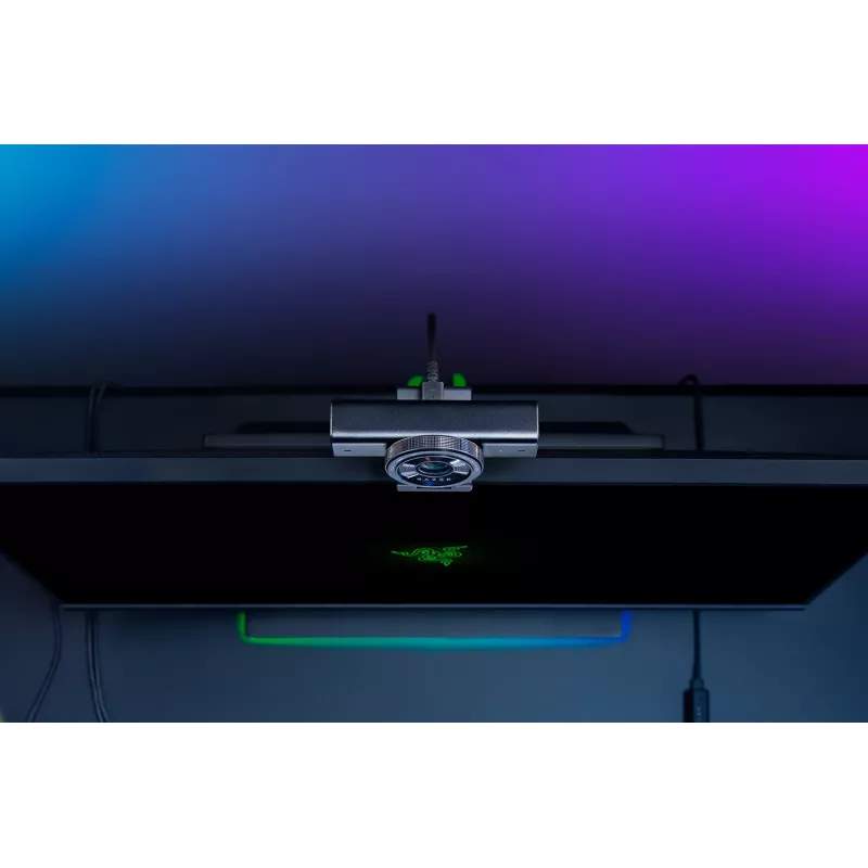 Razer | Webcam | Kiyo V2 | MJPEG hasta 4K 30 FPS, 1080p 60 FPS, YUY2 hasta 4K 15 FPS, 1080p 60 FPS, NV12 hasta 4K 20 FPS, 1080p 60 FPS