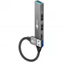 Hub USB Goobay Slim de 4 puertos, USB-A a USB-C™/USB-A, USB 3.2 (74458)