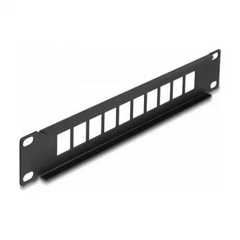Panel ciego DeLOCK 10 pulgadas panel de parcheo Keystone 66676