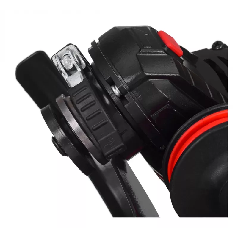 Amoladora angular YATO YT-82826, 18V Li-Ion 2Ah, disco de 125 mm, 10.000 rpm, rosca M14, carcasa de protección ajustable sin herramientas