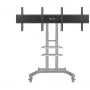 Soporte de panel doble VESA ajustable en altura ONKRON ADV1881-B compatible con VESA 75x75 y 100x100