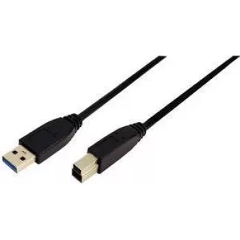 Logilink - cable USB - USB Type-A de 9 pines (M) - USB Type-B de 9 pines (M) - 1 m (USB 3.0) (CU0023)