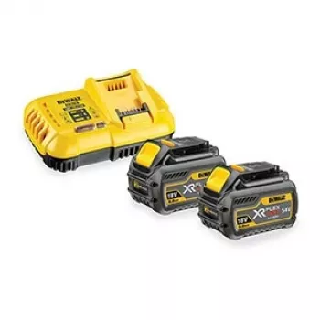 DeWalt DCB118T2-QW XR FLEXVOLT kit de inicio, 2 baterías 54 V 2 Ah y cargador