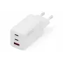 Cargador de pared DIGITUS DA-10303 67W GaN, 2× USB-C + 1× USB-A, 100–240V, blanco