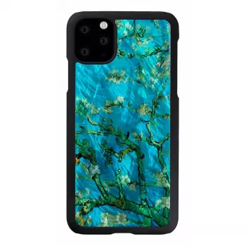 Funda protectora iKins para iPhone 11 Pro Max – Almond Blossom Negro
