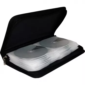 Funda para CD MediaRange para 48 CD/DVD negra (BOX51)