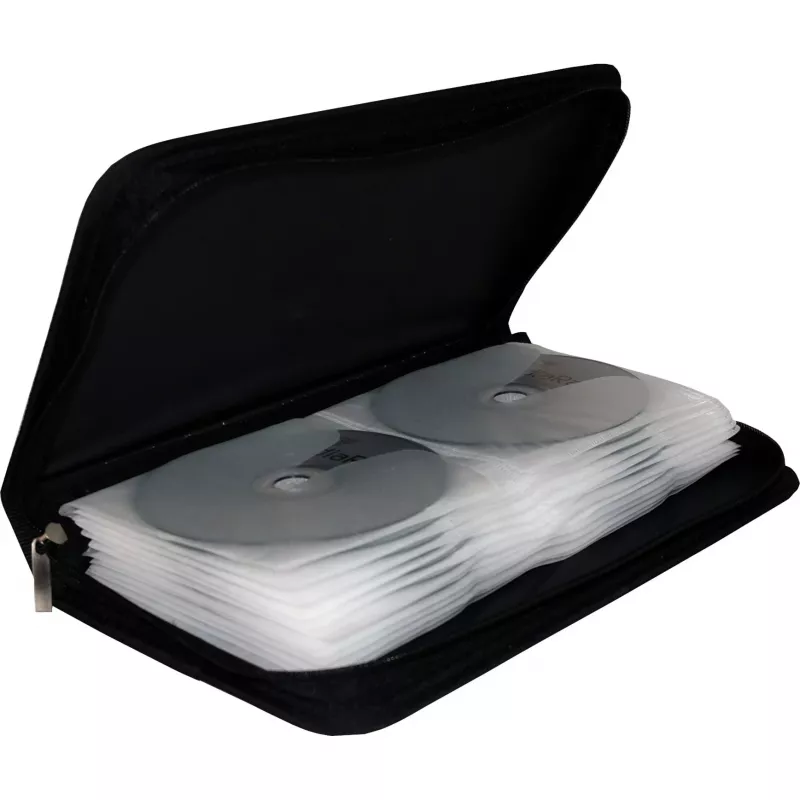 Funda para CD MediaRange para 48 CD/DVD negra (BOX51)