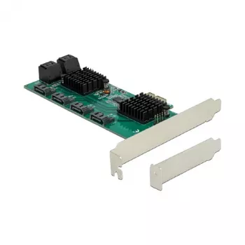 Tarjeta DeLOCK 8 puertos SATA PCI Express x1 formato Low-Profile