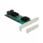 Tarjeta DeLOCK 8 puertos SATA PCI Express x1 formato Low-Profile