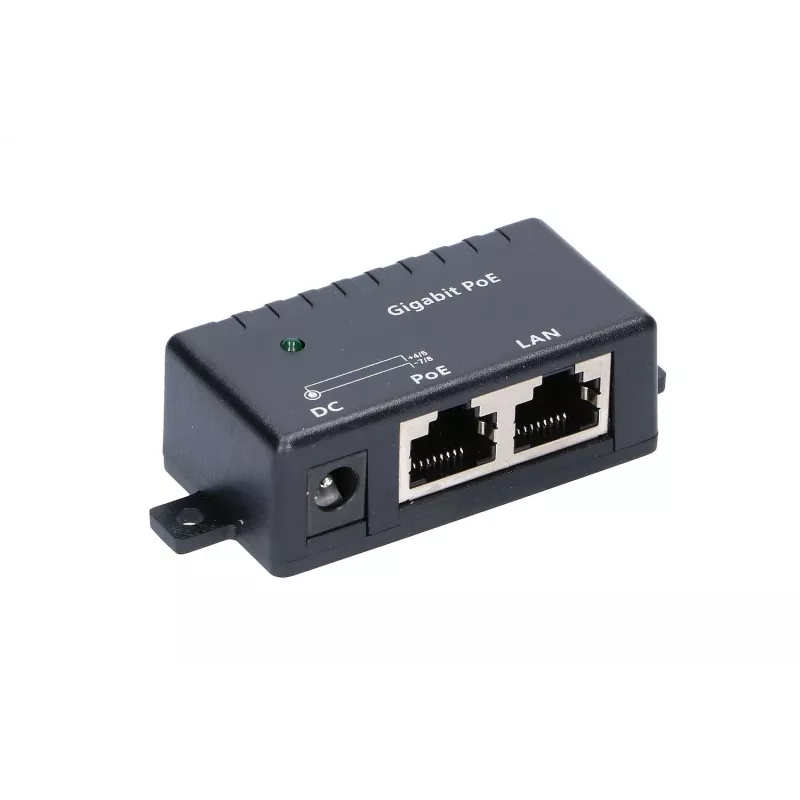 Inyector PoE Gigabit Extralink 1 puerto, 1x 1000Mb/s RJ45, Cube