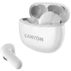 Canyon TWS-5 Auriculares Bluetooth, con micrófono, BT V5.3 JL 6983D4, respuesta de frecuencia: 20Hz-20kHz, batería auriculares 40mAh*2 + estuche de carga 500mAh, Type-C