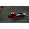 Lancha de rescate Amewi 26117 — propulsión jet brushless, 320 mm, negro/rojo
