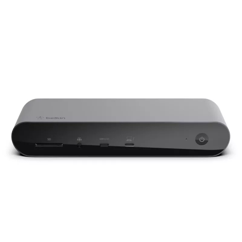 Docking station Belkin Thunderbolt 4 Dock Pro con cable negro 90W Power Delivery