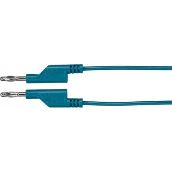 Cable de medición Voltcraft MS5/BL conector banana de 4 mm, 5,00 m, azul