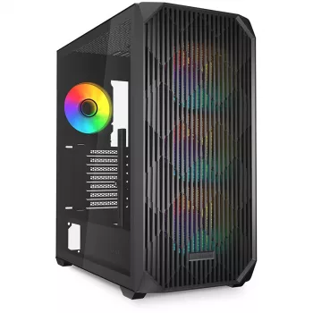 Sharkoon AK3 RGB Midi Tower Negra