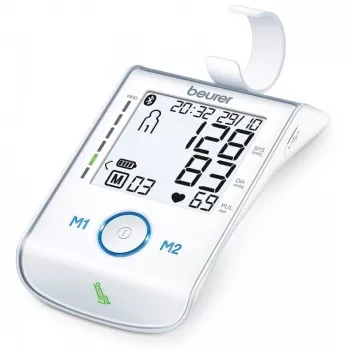 Beurer BM85 tensiómetro de brazo con indicador de reposo patentado para mayor precisión, conexión por app con protección de datos certificada, litio