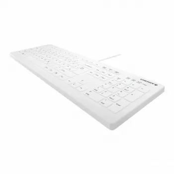 Contour Design Active Key Contour QuickClean Teclado médico Tapa extraíble Full-Size Cableado Blanco DE C8112