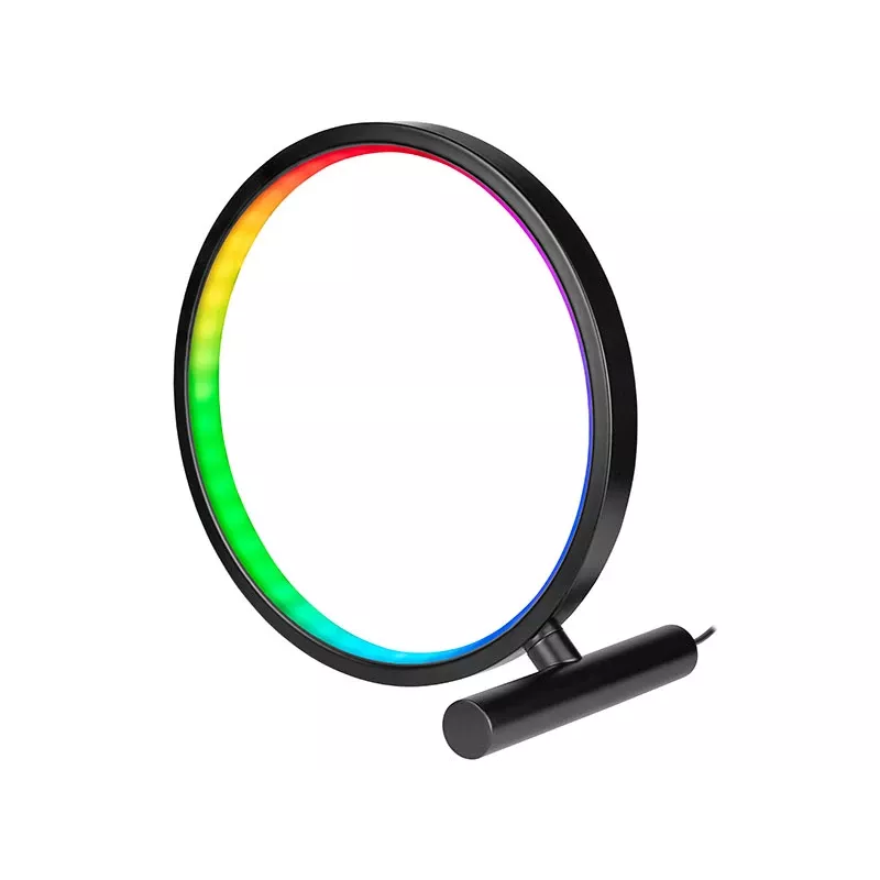 Lámpara de mesa TRACER Ambience Smart Circle LED RGB — círculo LED inteligente decorativo