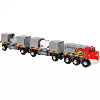 Tren BRIO World Santa Fe Train Trains of the World multicolor