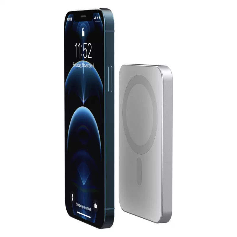 Batería portátil RealPower PB-5000 MAG plata 5.000 mAh