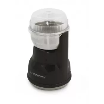 Molino de café de cuchillas Esperanza EKC002K – 160 W, capacidad 50 g, ajustes regulables, negro
