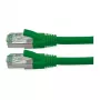 Cable de red Cat.6A S/FTP (PiMF) ROLINE RM, verde, 1 m