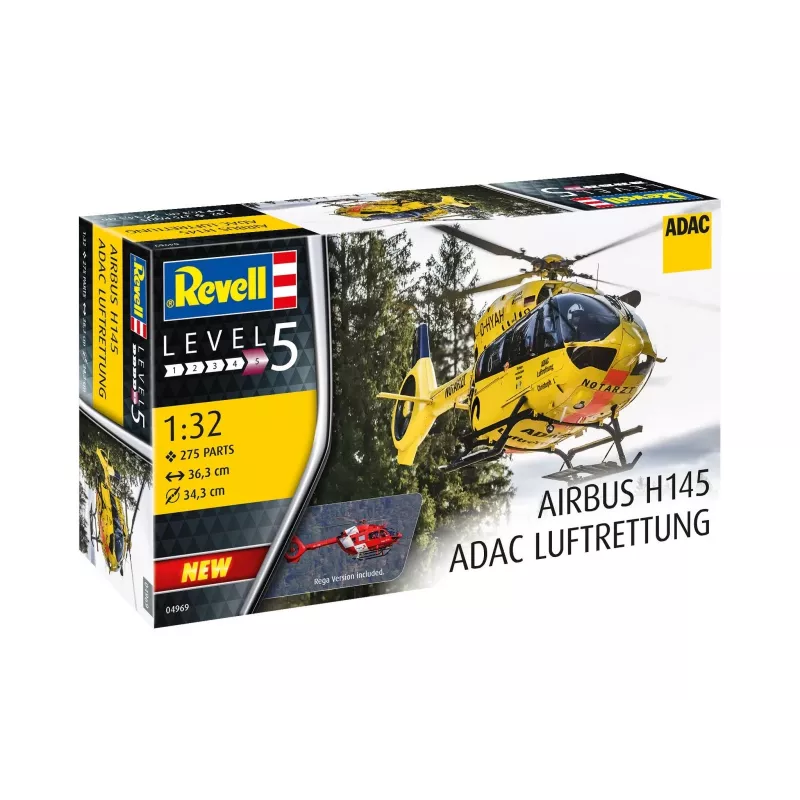 Modelo de plástico H145 ADAC/REGA 1/32