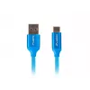 Cable USB Lanberg CA-USBO-22CU-0010-BL 1 m USB 2.0 USB-C USB-A azul