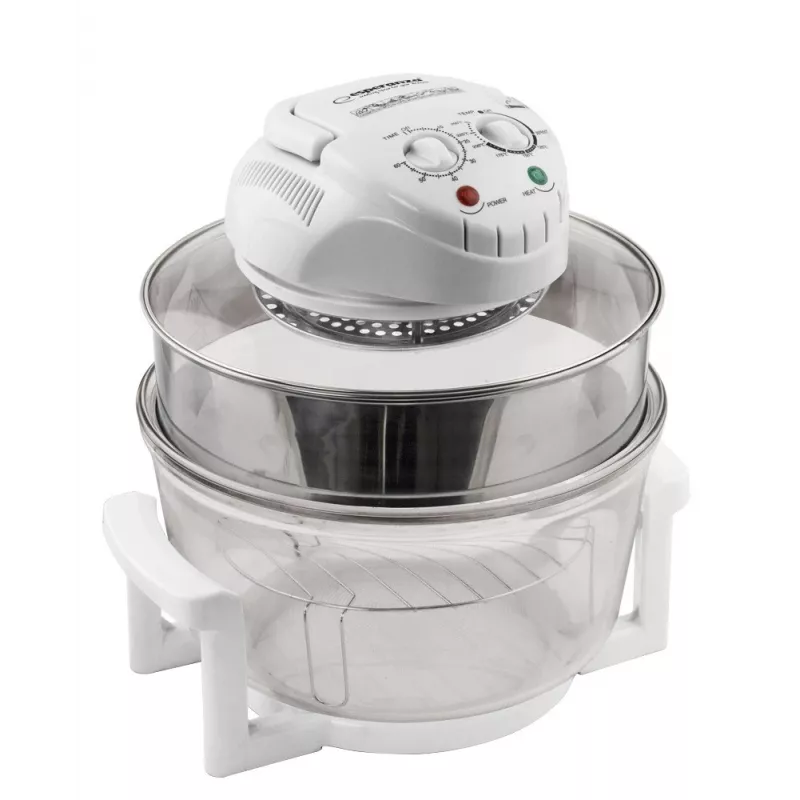 Estufa halógena ESPERANZA EKO003 — 12 L, 1400 W, máx. 250 °C, blanca