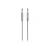 Linksys Belkin MIXIT cable auxiliar - cable de audio - minijack estéreo 3,5 mm (macho) - minijack estéreo 3,5 mm (macho) - 1,22 m - gris (AV10164BT04-GRY)