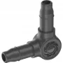 Conector Gardena en L sistema de riego por goteo plástico