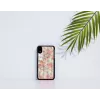 Funda para móvil iKins para iPhone XR — patrón de diamantes, negra