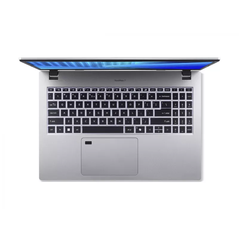 Portátil Acer TravelMate P2 TMP215-55 Intel Core Ultra 5 225U, 15,6 inch FHD, 16 GB DDR5, 512 GB SSD, Windows 11 Pro, plata