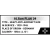 Set de construcción Cobi Blocks 10,5 cm Flak 39 — 339 piezas