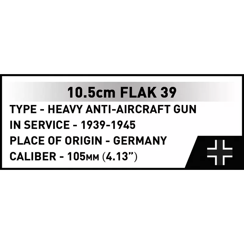 Set de construcción Cobi Blocks 10,5 cm Flak 39 — 339 piezas