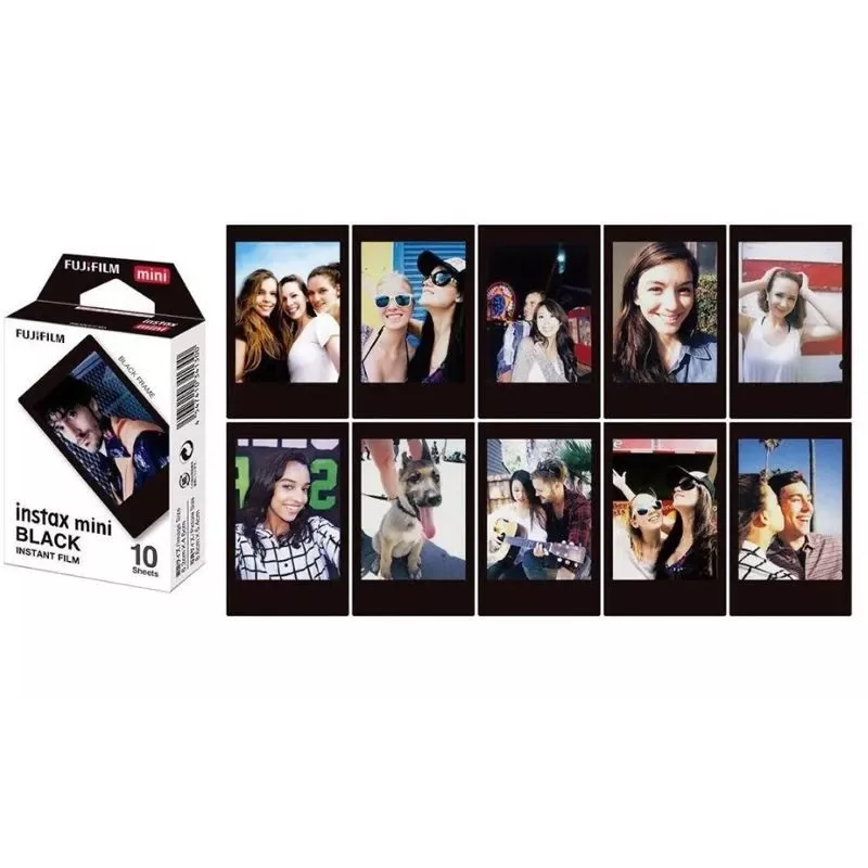 Pack de película instantánea Fujifilm Instax Mini — 10 hojas, formato tarjeta de crédito