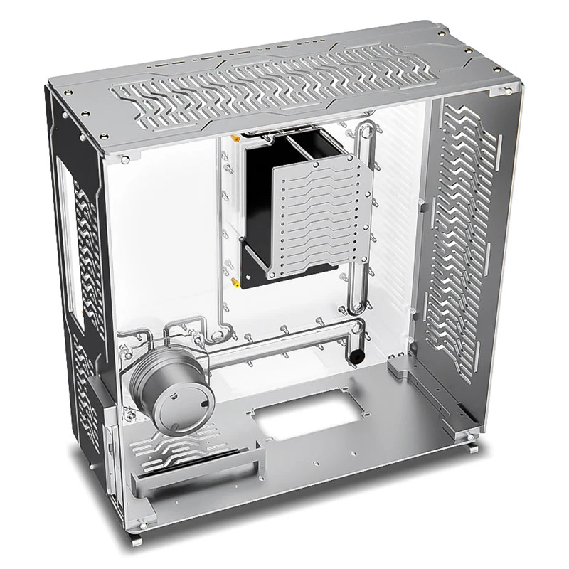 Singularity Computers Wraith Caja de PC ITX/DTX, Plata