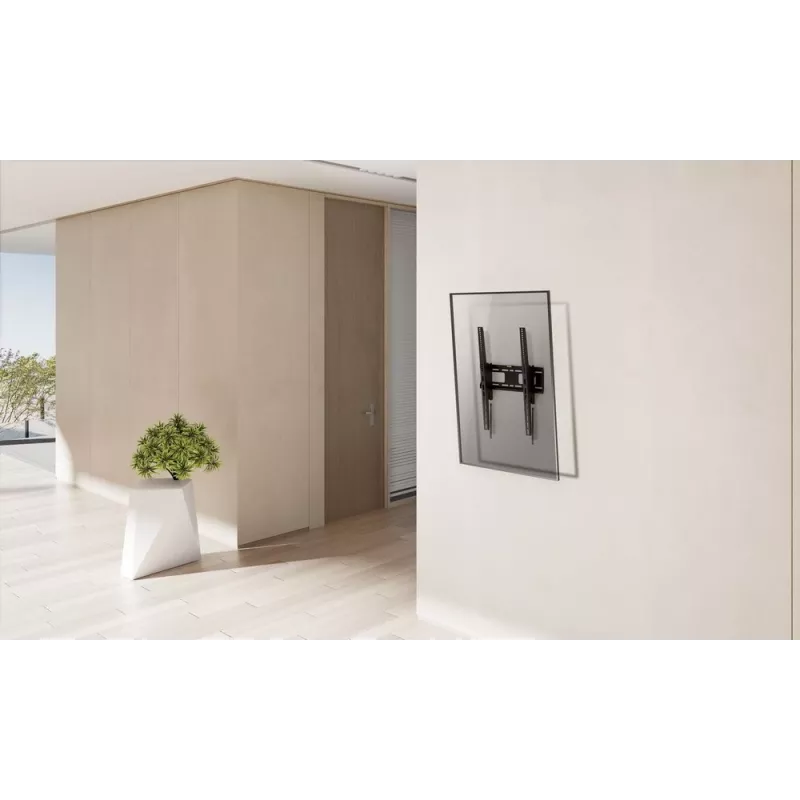 Gembird WM-75T-03 soporte de pared inclinable para TV de señalización digital en vertical, 37–75 pulgadas (94–190,5 cm), negro
