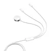 Cable de carga magnético Joyroom S-IW008 Lightning USB-C 5V 1,2m blanco cable