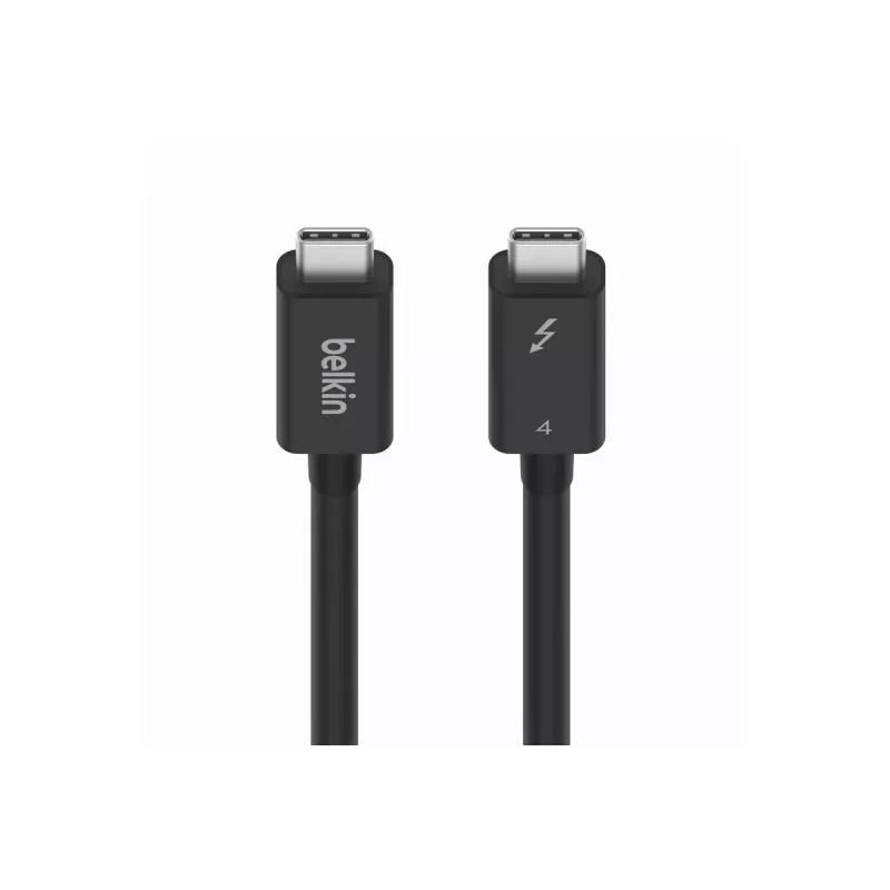 Belkin CONNECT - Cable Thunderbolt - 24 pin USB-C (M) reversible a 24 pin USB-C (M) reversible - Thunderbolt 4 - 1,0 m - pasivo, alimentación USB (10