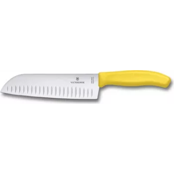 Cuchillo de cocina Victorinox Swiss Classic Santoku 17 cm amarillo