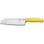 Cuchillo de cocina Victorinox Swiss Classic Santoku 17 cm amarillo