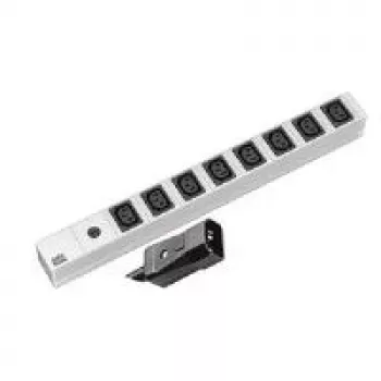 Alargador de corriente Bachmann 19'' 2m 8 IEC320 C13 H05VV-F 3G 1,50mm²