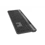 Teclado Logitech RF inalámbrico Bluetooth QWERTZ alemán grafito 920-013773