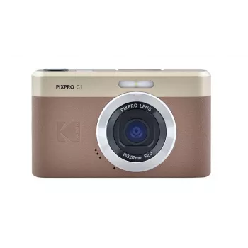 Cámara digital compacta Kodak PIXPRO C1BN – 13 MP – CMOS – Full HD – marrón (C1BN)